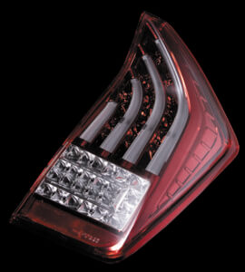 Clear / Red Chrome TT30PRI