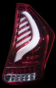 Clear / Red Chrome TT40PRA