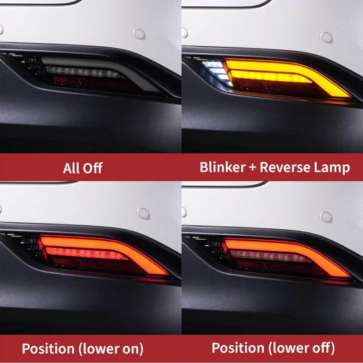 20-26 Toyota VENZA ULTRA series Jewel LED Tail Lights(Lower tail lights) - Image 6