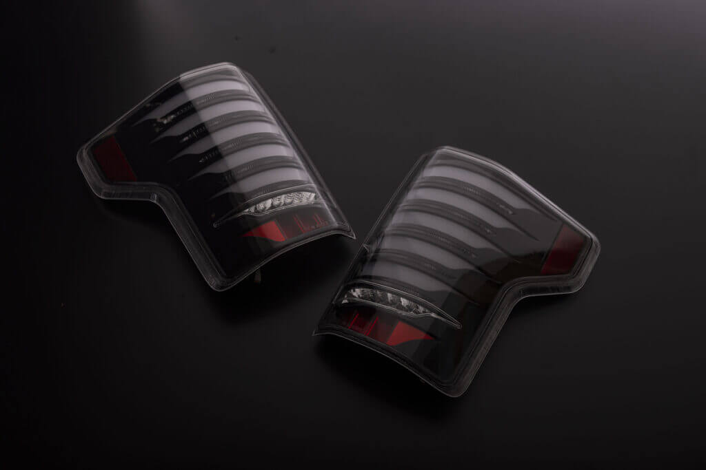 Red Lens / Black tail lights for Ford F150