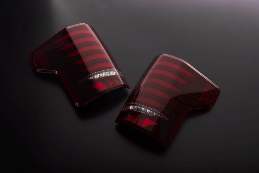 Red Lens / Black tail lights for Ford F150