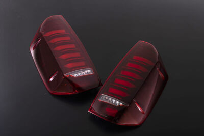 Red Lens / Black tail lights for Toyota Tundra